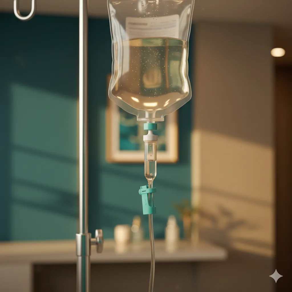 IV drip therapy session at VitaMD clinic in Gangnam